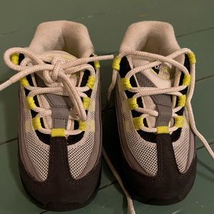 Toddler size 9C Air Max 95s